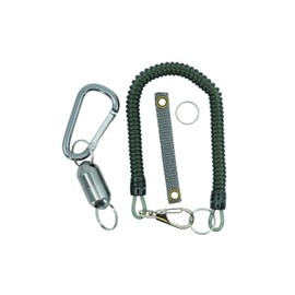 Kingfisher Fly Fishing Magnetic Net Release Gunsmoke Color W/Lanyard and attachement Hoop