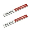 2Pcs 5.0L Coyote Emblem 3D Metal Badge V8 Engine Trunk