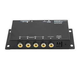 4 Channel Car Mobile DVR, DC 12V/24V 720P HD Mobile Vehicle Car DVR MDVR Video Recorder Kit with Remote Control, Vehicle Digital Video Recorder for School Buses Tank Trucks