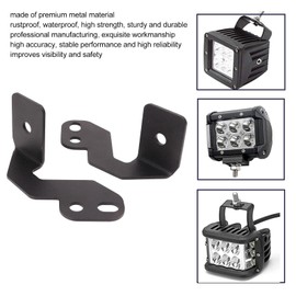 UTV LED Light Mounting Bracket 2 Pieces Side Pillar Mounting Brackets One Pillar LED Spot Work Light Bracket Replacement for POLARIS RZR 800 900 XP 1000