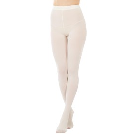 CozyWow 80D Semi Opaque Tights for Women Soft & Elastic Women's Stockings High Waist Pantyhose & Coloured Tights Cream-S