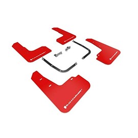 Rally Armor Red UR Mud Flap with White Logo FITS 2019+ Hyundai Veloster Turbo R-Spec MF58-UR-RD/WH