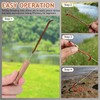 DOITOOL Stainless Steel Worm Threader Tool Fishing Baiting Needle