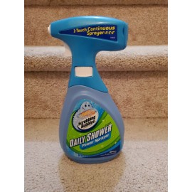 Scrubbing Bubbles (1) Scrubbing Bubbles Daily Shower Power Sprayer Cleaner Discontinued Bath Blue