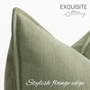 ZWJD Sage Green Cushion Cover 40 x 40 cm, Set