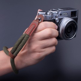 VKO Kamera Handschlaufe Kamera Gurt Handgelenk-Schlaufe Trageschlaufe geeignet für DSLR SLR oder spiegellosen Kameras, Kompakte Digitalkameras (Grün)