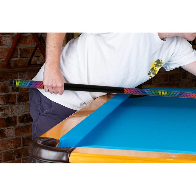 Action Impact - Billiards Pool Cue Stick - Rainbow -