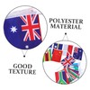 FELTECHELECTR National Flag String 12.5m Polyester Decorative Bunting Flags Decorations