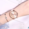 KIMOMT Women's Watches Leather Band Luxury Quartz Watches Waterproof Fashion