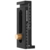 Black Aluminum Brass Marking Gauge Depth Measuring Ruler Woodworking Line