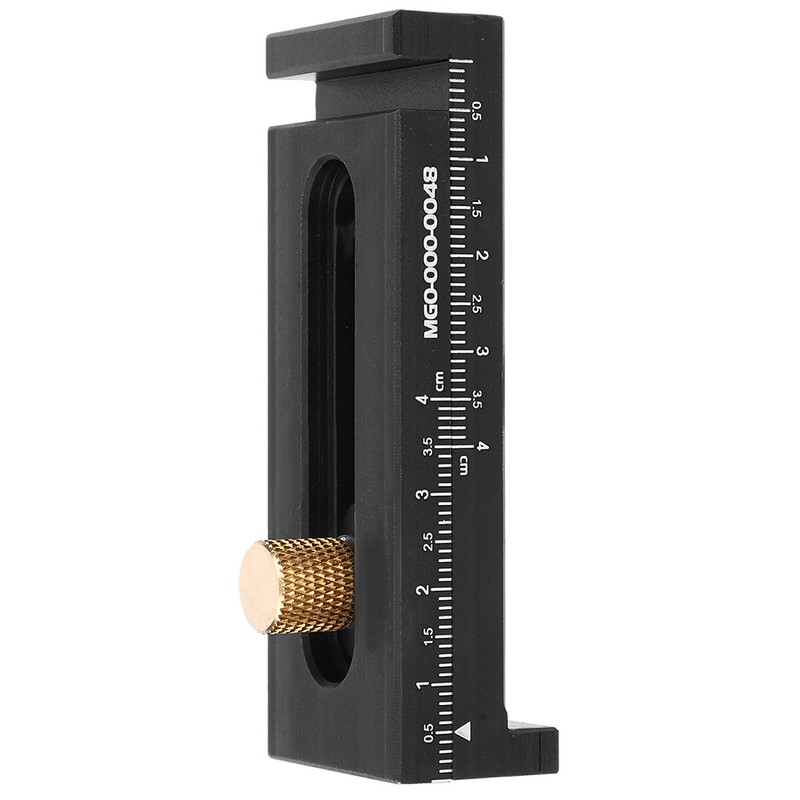 Black Aluminum Brass Marking Gauge Depth Measuring Ruler Woodworking Line