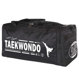 BAY XL Sports Bag Mein Sport Taekwondo, TKD, Tae Kwon Do, Taekwon Do, Bag, Training Bag, Black, 70 x 32 x 30 cm Motif