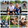DEKEMASTER 25'' Stadium Seat with Back Support, Sofa-Style Comfort