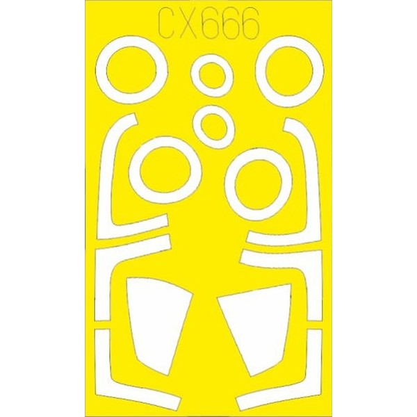 Eduard EDUCX666 1/72 F-15J MSIP Paint Mask Seal (For Fine