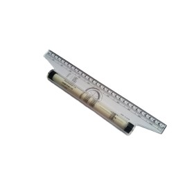 Actopus 12 Inches Plastic Parallel Rolling Ruler 30 cm for Architects, Students