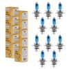 KaiDengZhe H4 Halogen Bulbs 12V 100/90W - 10-Pack Ultra Bright