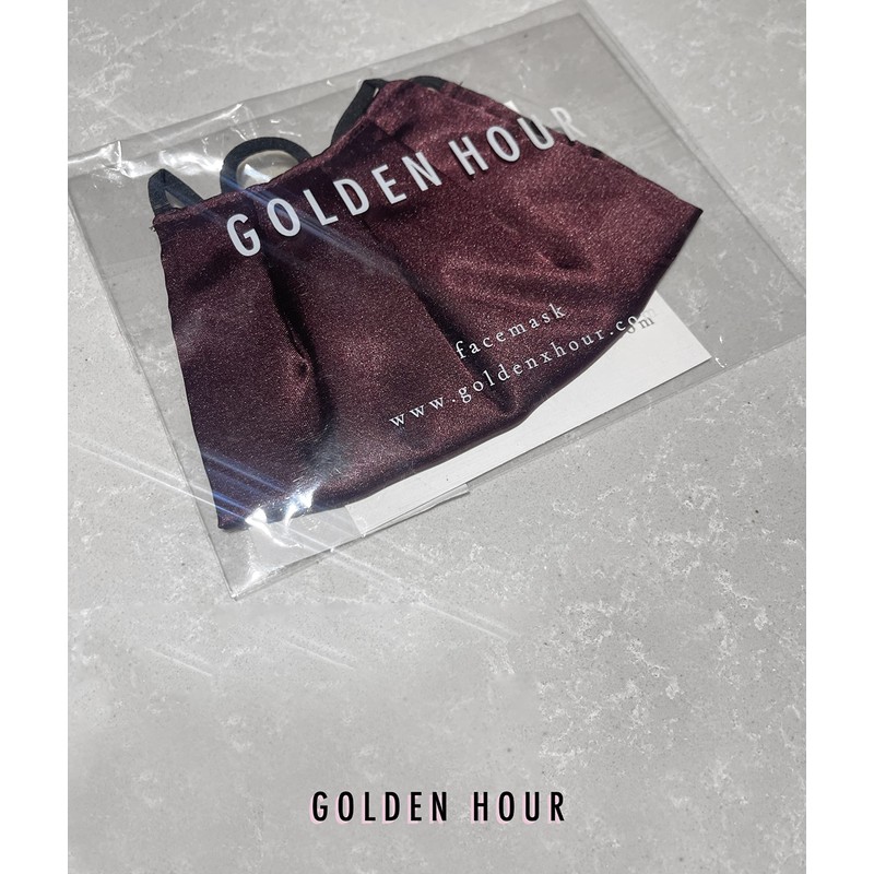 GOLDEN HOUR Silk Satin Face Mask | Sensitive Skin Face