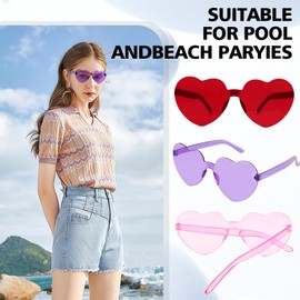 Heart Sunglasses for Women Heart Shaped Sunglasses Heart Glasses Pink Sunglasses for Women