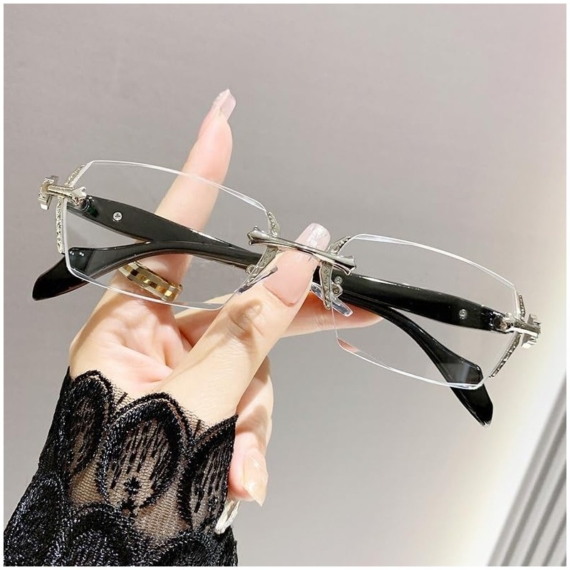 88flix Korean Glasses, Blue Light Cut, Lightweight, Small Face, For