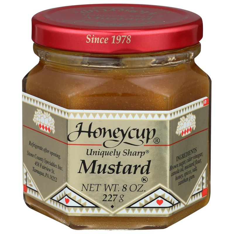 Honeycup Mustard - 8 Ounces (Pack of 3)