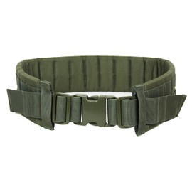 Camo Outdoor Military Combat Tactical Waist Belt MOLLE Modular System Webbing Airsoft Olive Size S