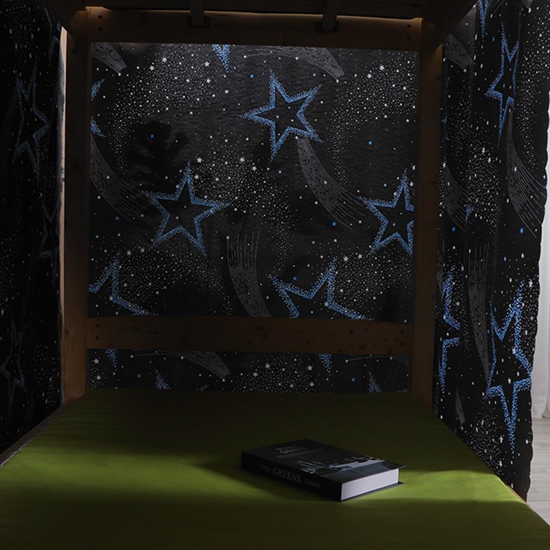 Reberomantique Blackout Bottom Bunk Bed Curtains Underbed Privacy Curtain 2