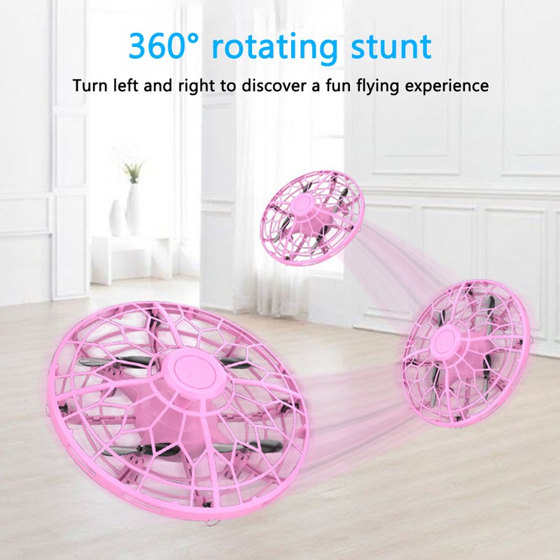 Mini Toy Drone for Kids Hand Operated UFO Flying Ball