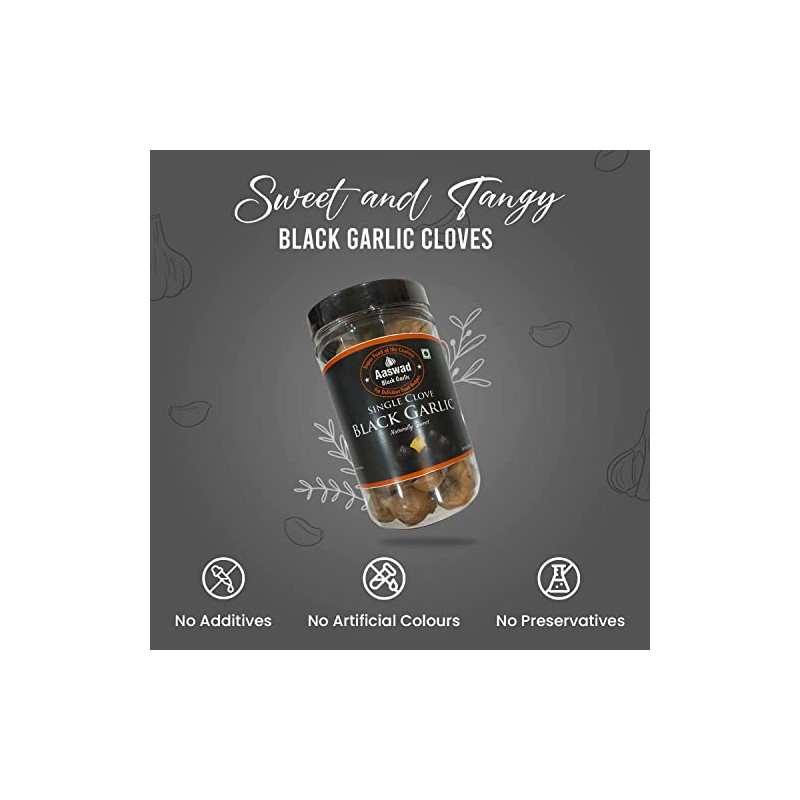 Single Clove Black Garlic 425 Grams / 15 OZ Unpeeled