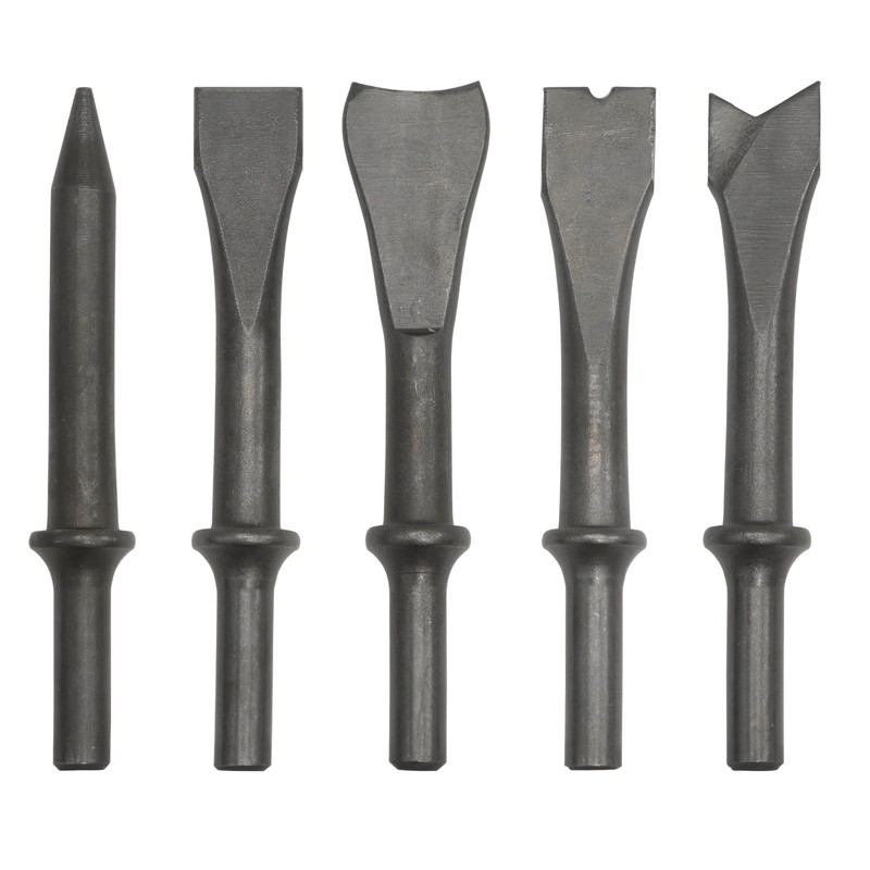 Sealey Air Chisel Set, 5pc, 120mm, 401" Shank - SA12C