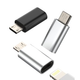 Kefiany Lightning Female to Micro USB Male Adapter, 3 Pack, 60 Days Money-Back Guarantee, 1 Year Warranty