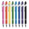 8 Pack Ballpoint Pen 2-in-1 Stylus Retractable Ballpoint Pen with