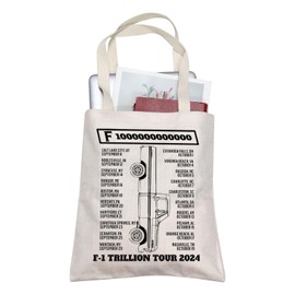 Singer Trillion Album Merch Country Music Tote Bag Western Gift Tour 2024 Canvas Tote For Malone Fan Singer 2024 Concert Gift (TB, F1 2024 Tour Tote)