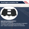 Hood Engine Insulation Pad Compatible with Jeep Wrangler JK 2007-2017