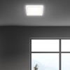 BRILONER LED Ceiling Light with Indirect Light, Flat, Neutral White