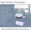 Mini Split Condensate Pump, AC Hvac Silent Condensate Pump, 100-240V,