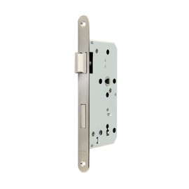 Felgner Profile Cylinder Door Mortice Lock, Lock Case Made of Galvanised Sheet and Stainless Steel Strike Plate, Forend 20 mm, Backset 55 mm, DIN Left and Right, Nut 8 mm, 55 PZ 72/8