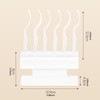 Milageto 12 Pieces Eyelash Display Stick Eyelash Display Holder Grafting