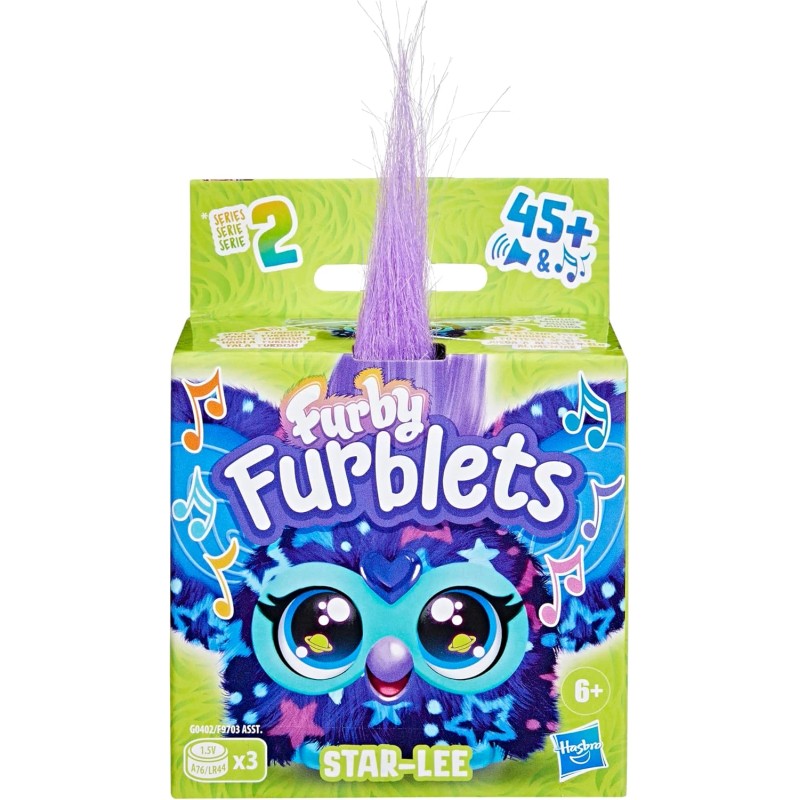 Furby Furblets Star-Lee Mini Friend Electronic Plush Interactive Pets New