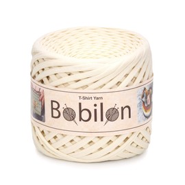 Fettuccini Zpagetti Style - Hilo para ganchillo, tejer, macramé, cinta de tela de algodón, vainilla