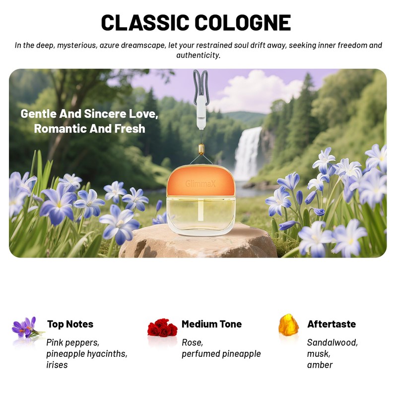 Car Air Freshener Hanging,Lambskin Diffuser,Essential Oil Diffuser for Car,Strong Freshener