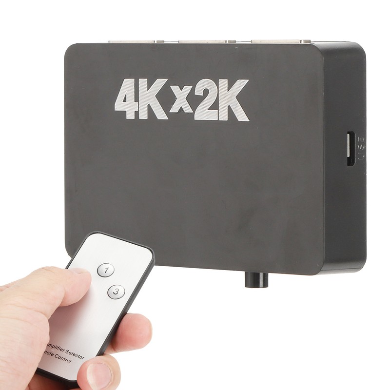 3 Input 1 Output Switcher HDMI-Compatible 2Kx4K HD Video Signal