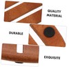 Ciieeo 1Pc Wooden Cup Mat Heat Insulation Pot Pad Nonslip