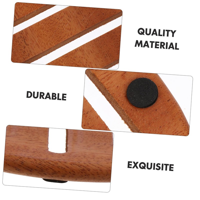 Ciieeo 1Pc Wooden Cup Mat Heat Insulation Pot Pad Nonslip