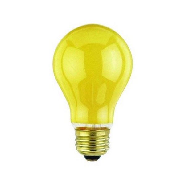 Westinghouse 0345200, 60w, 120v Yellow Incandescent A19 Light Bulb - 1000 Hours ,(12 x 2 pack)
