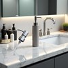 Stainless Steel Minimalist Style Liquid Soap Dispenser for Bathroom Kitchen,