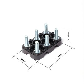 Motor Clipboard for Electric Motors Clipboards 6-Pin M4 to M12 (6xM5)