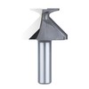 HUHAO 1/2" Shank R18 Seam Woodworking Router Bit, Arc Bending