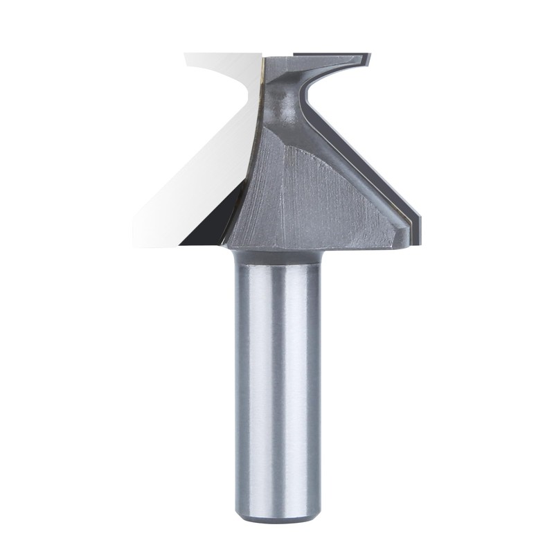 HUHAO 1/2" Shank R18 Seam Woodworking Router Bit, Arc Bending