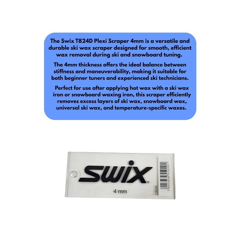 SWIX Plexi Scraper 0.2 inch (4 mm) T0824D