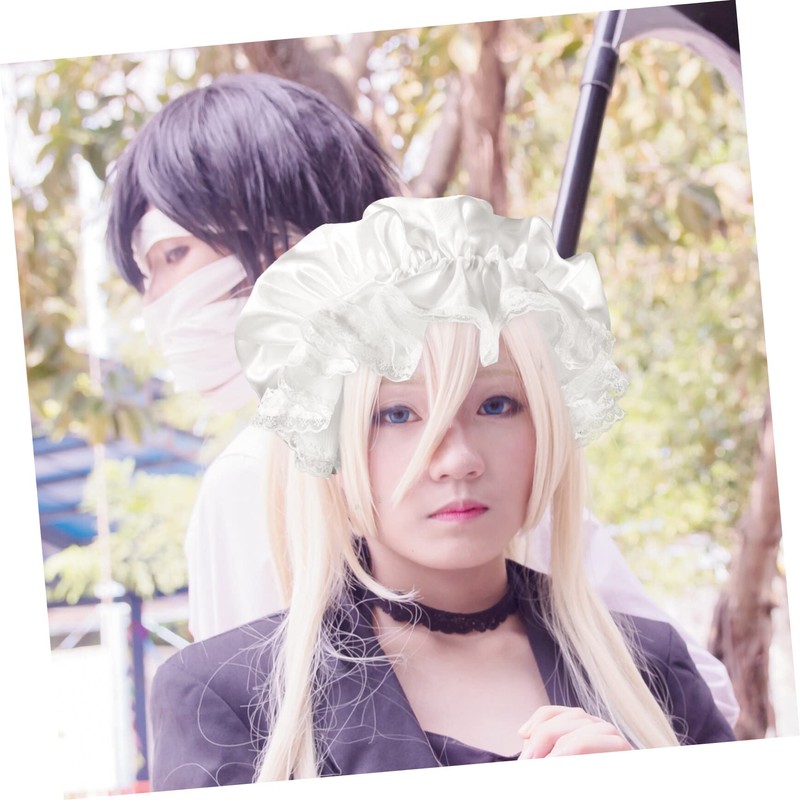 TENDYCOCO Lolita Maid Lace White Cosplay Accessory Cute Headband Lolita